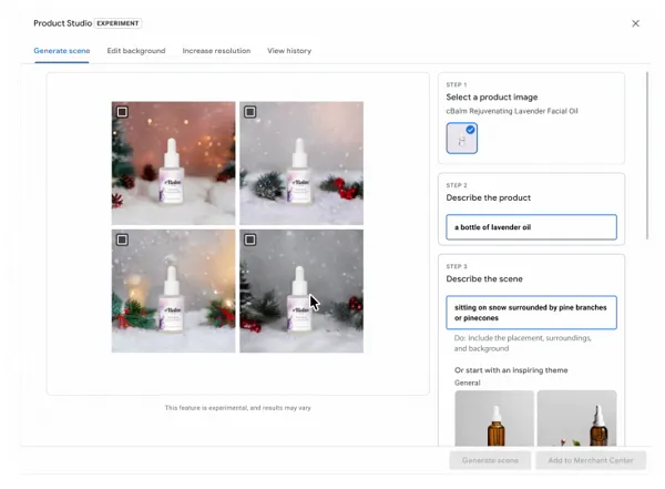 Google Product Studio