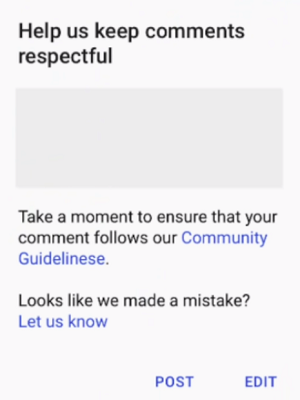 YouTube comment alerts