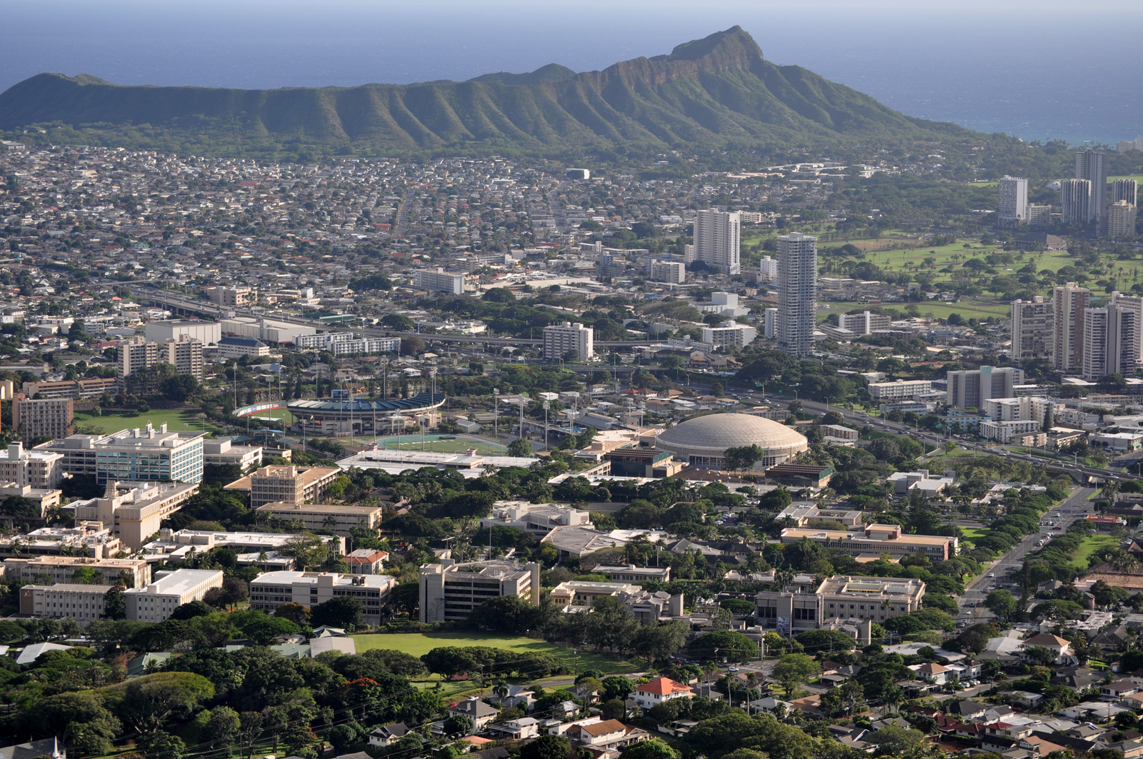 The University of Hawaii campus