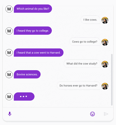 Google Meena chatbot