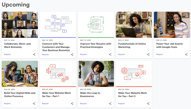 Google online education courses