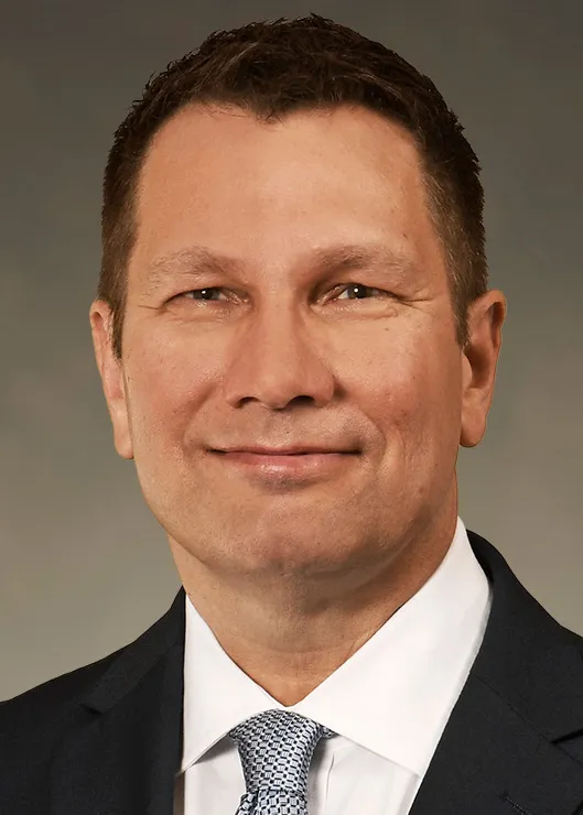 headshot of James Jorgensen, general counsel of the University of Iowa