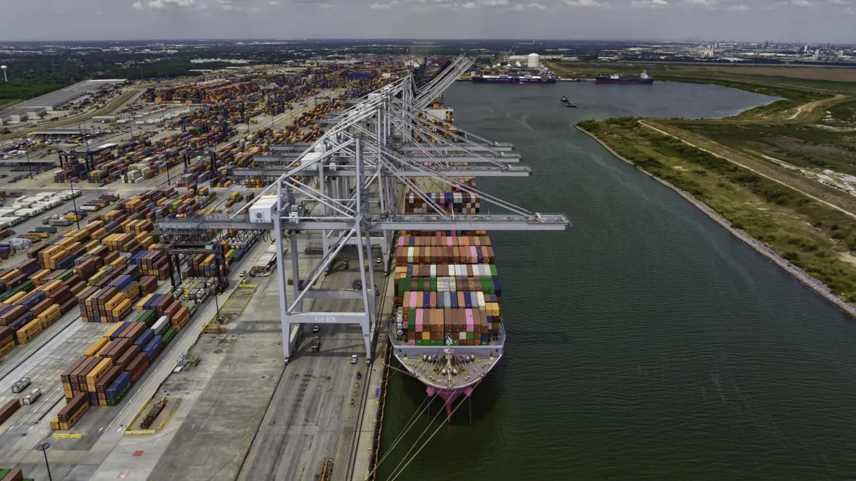 Port Houston Union Pacific containers