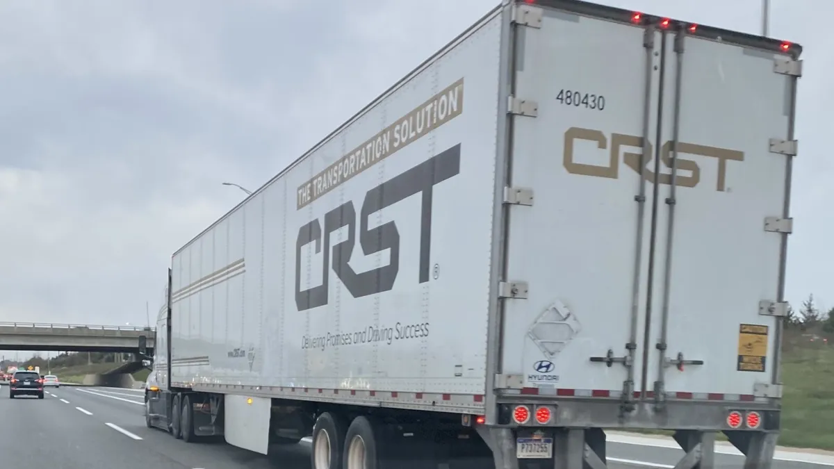 CRST traveling south on I-355 suburban Chicago