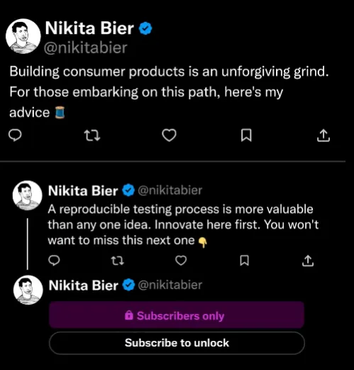 X creator exclusive threads