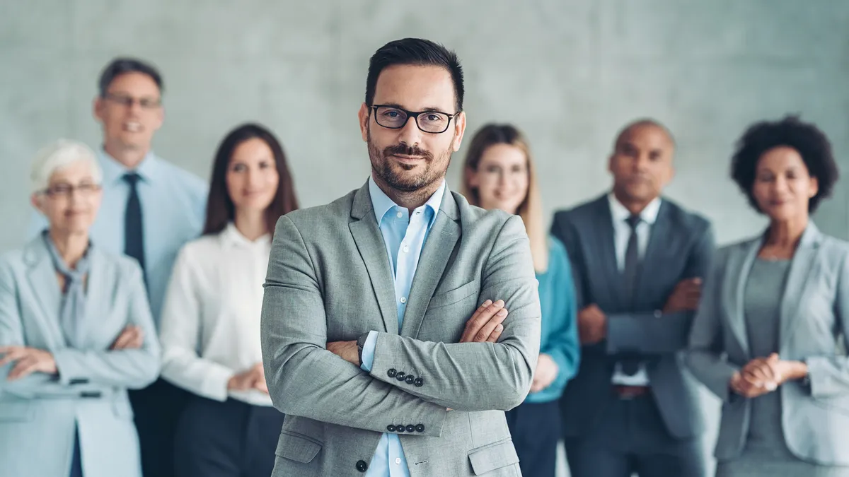 Portrait of a multiracial group of business persons