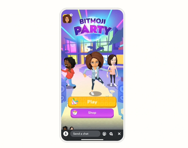 Snap's 'Bitmoji Party' game