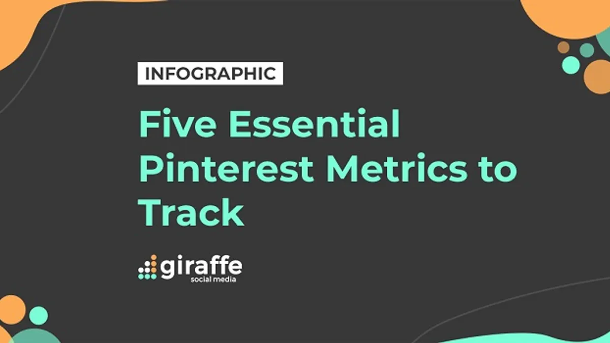 5 Pinterest metrics infographic