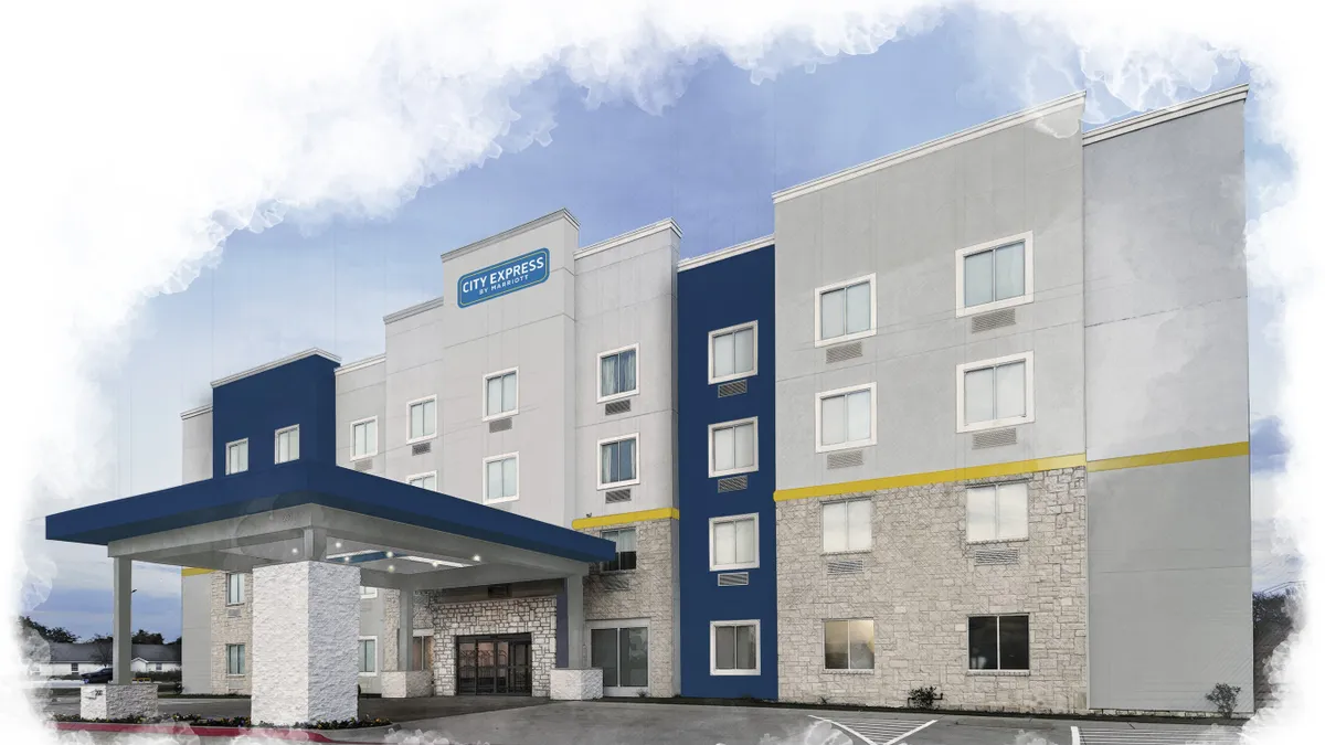 A rendering of a City Express hotel.