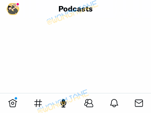Twitter podcasts