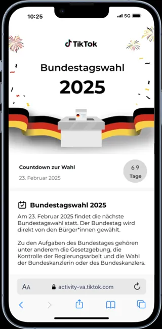 TikTok German election