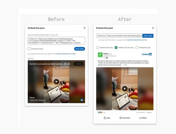 #
                LinkedIn Updates Video Embeds with ‘Video Solely’ Possibility