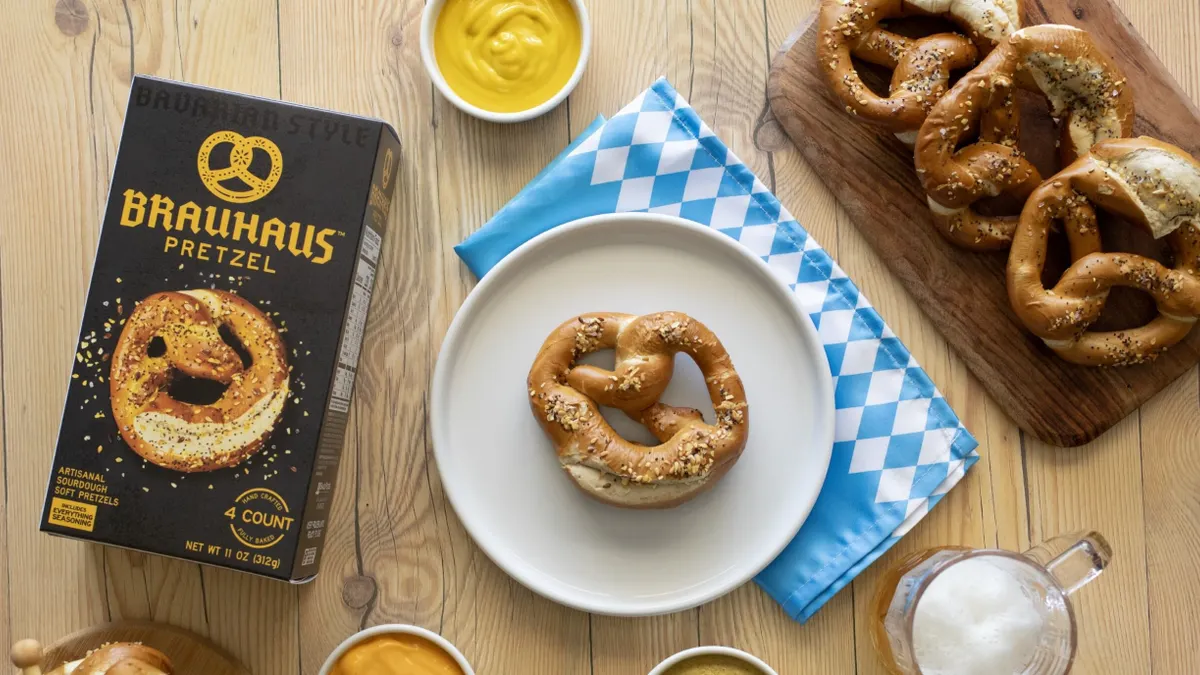 J&J Snack Foods' Brauhaus Pretzel launched in retail in November 2024.