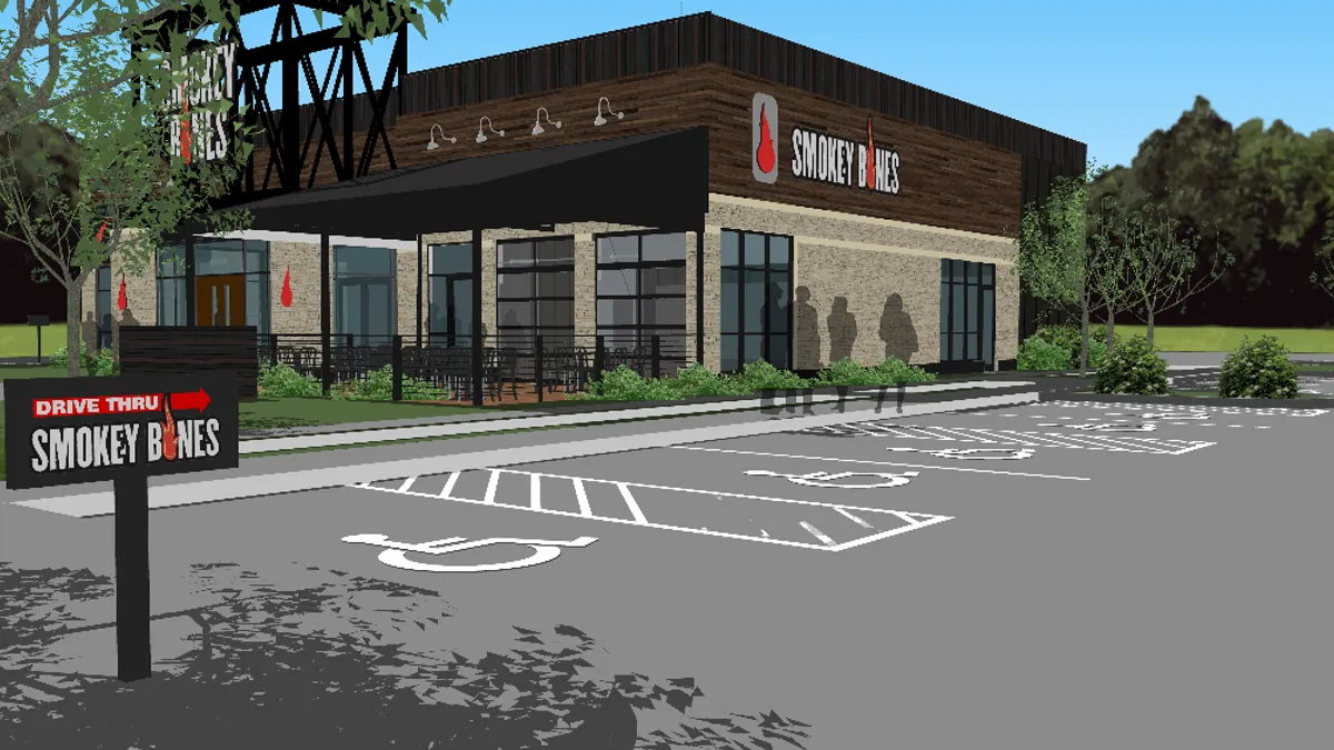 Smokey Bones opened its first drive-thru in Bowling Green, Kentucky in April 2022.