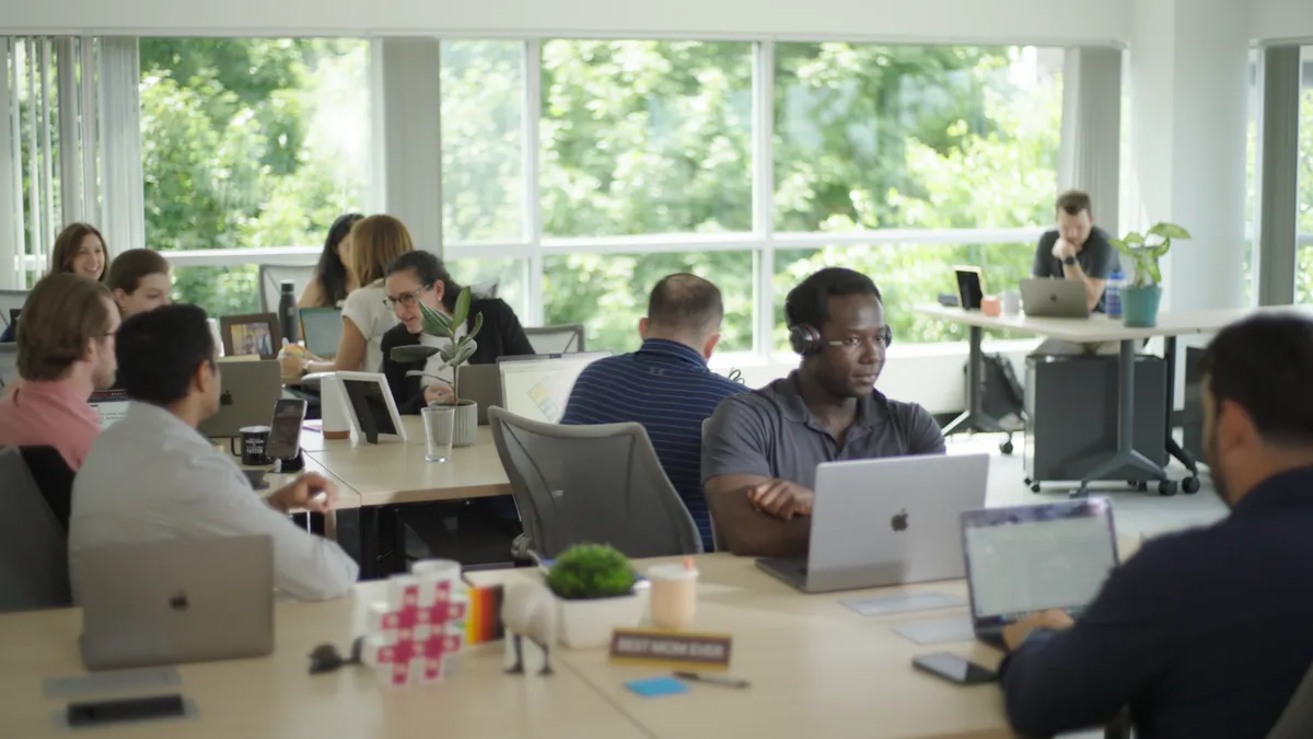 Group of people working