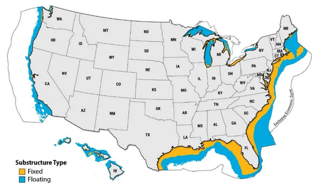 NREL offshore wind map.