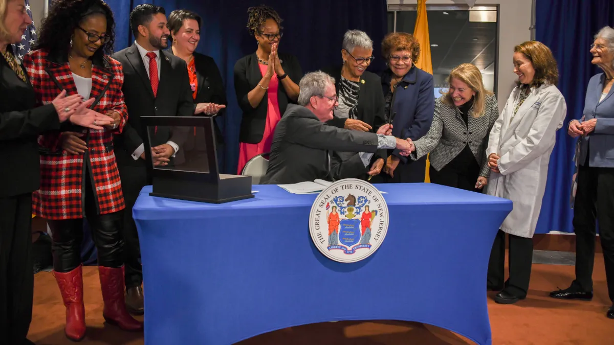 Governor Murphy Signs Legislation in Trenton, NJ