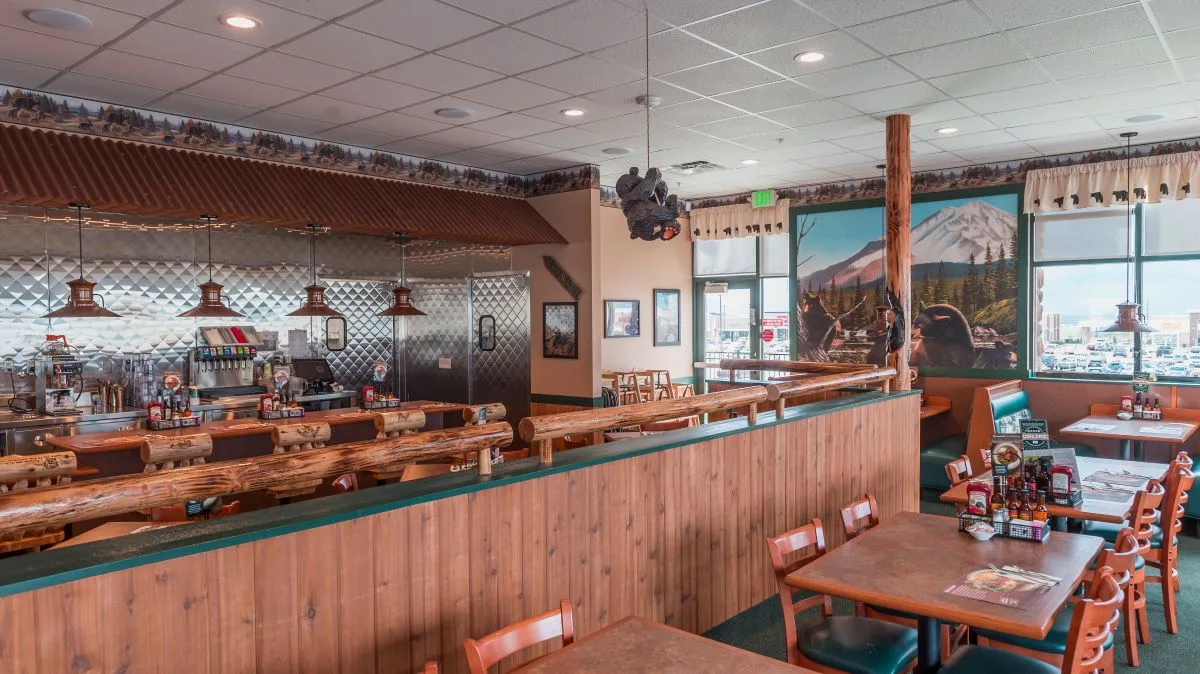 A photograph of the inside of Black Bear Diner