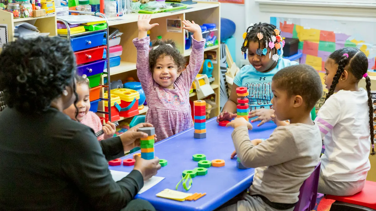 A family child care provider serves pre-K and Head Start children in Philadelphia