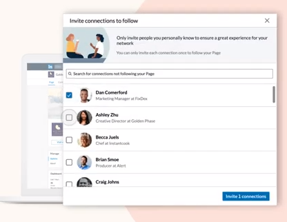 LinkedIn invites