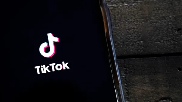 TikTok app on an Apple iPhone on Aug 7., 2020 in Washington, DC