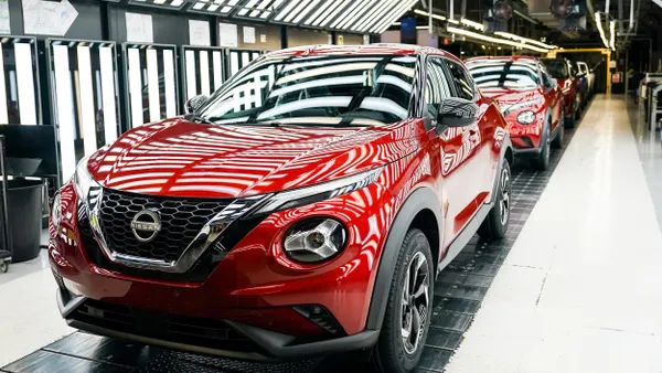 Nissan car production continues at the Nissan plant on November 24, 2023 in Sunderland, England.