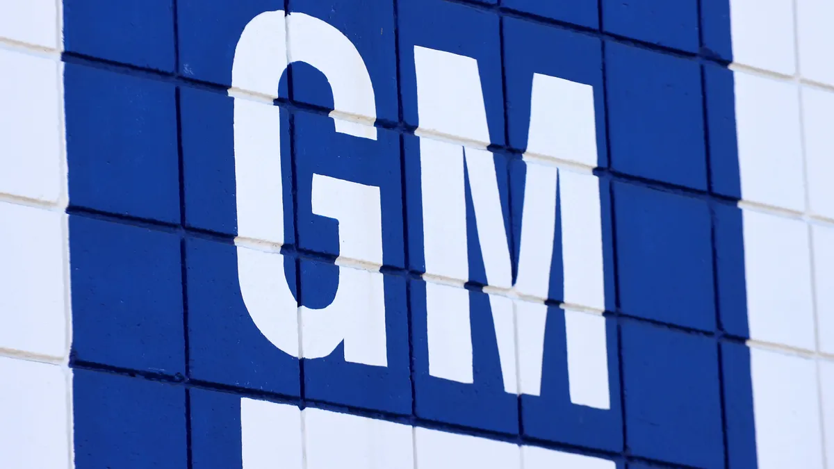 The General Motors logo.