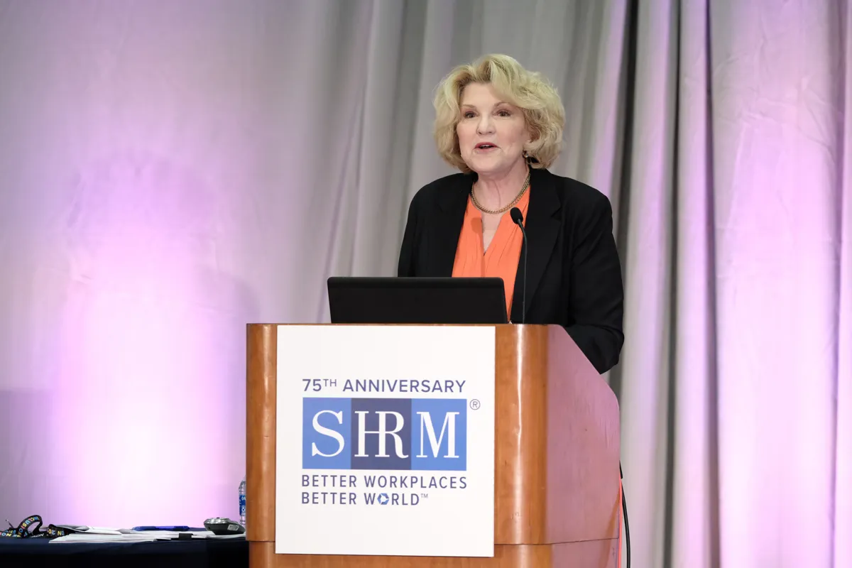 Kelly Dobbs Bunting presents at SHRM Inclusion 2023