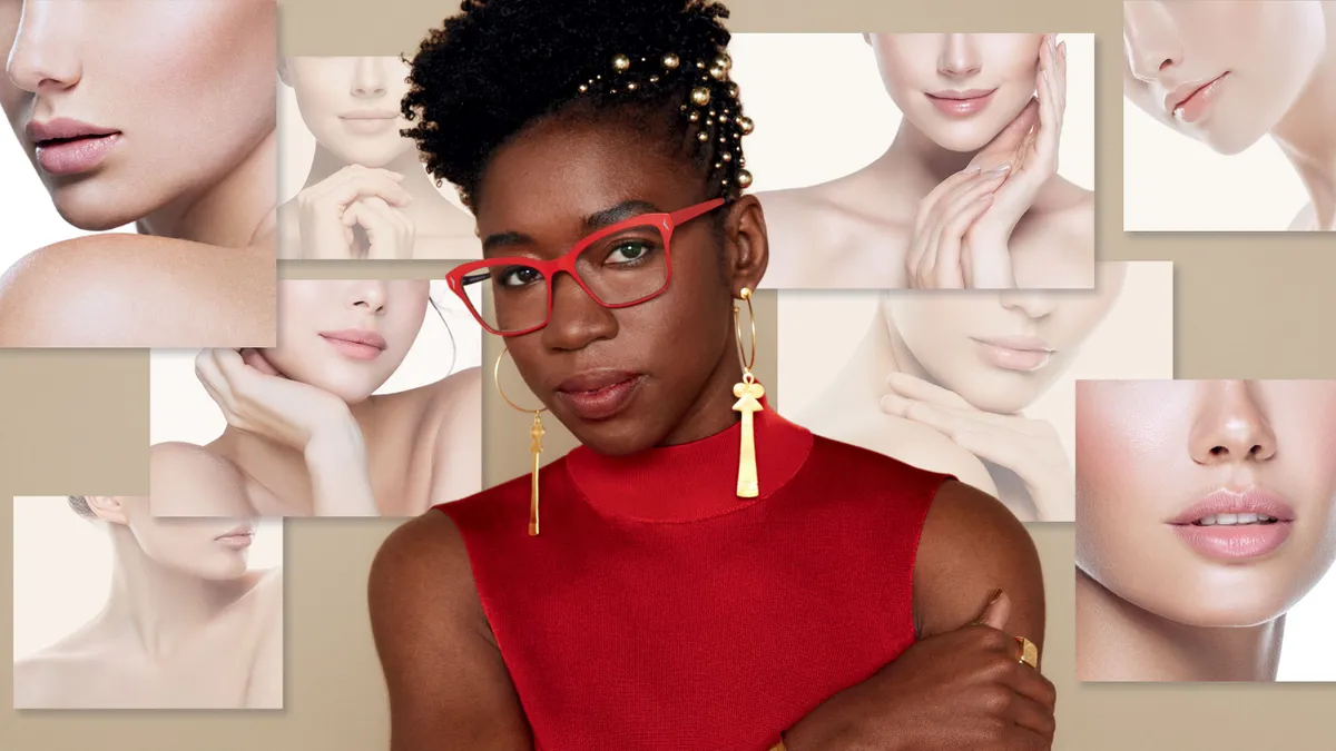 Activist Joy Buolamwini for Olay's print ad campaign.