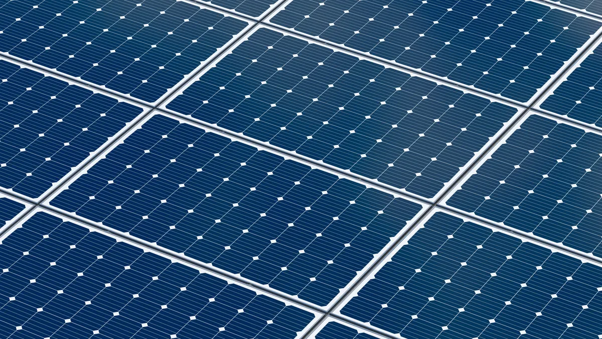 Solar panels.