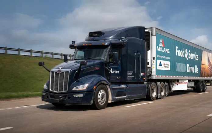 McLane expanding driverless truck runs in Texas