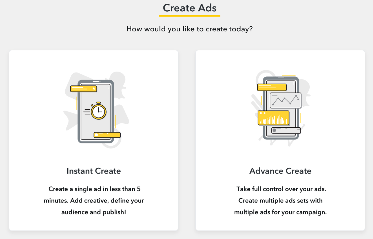 Snapchat Instant Create example