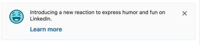 LinkedIn Funny reaction