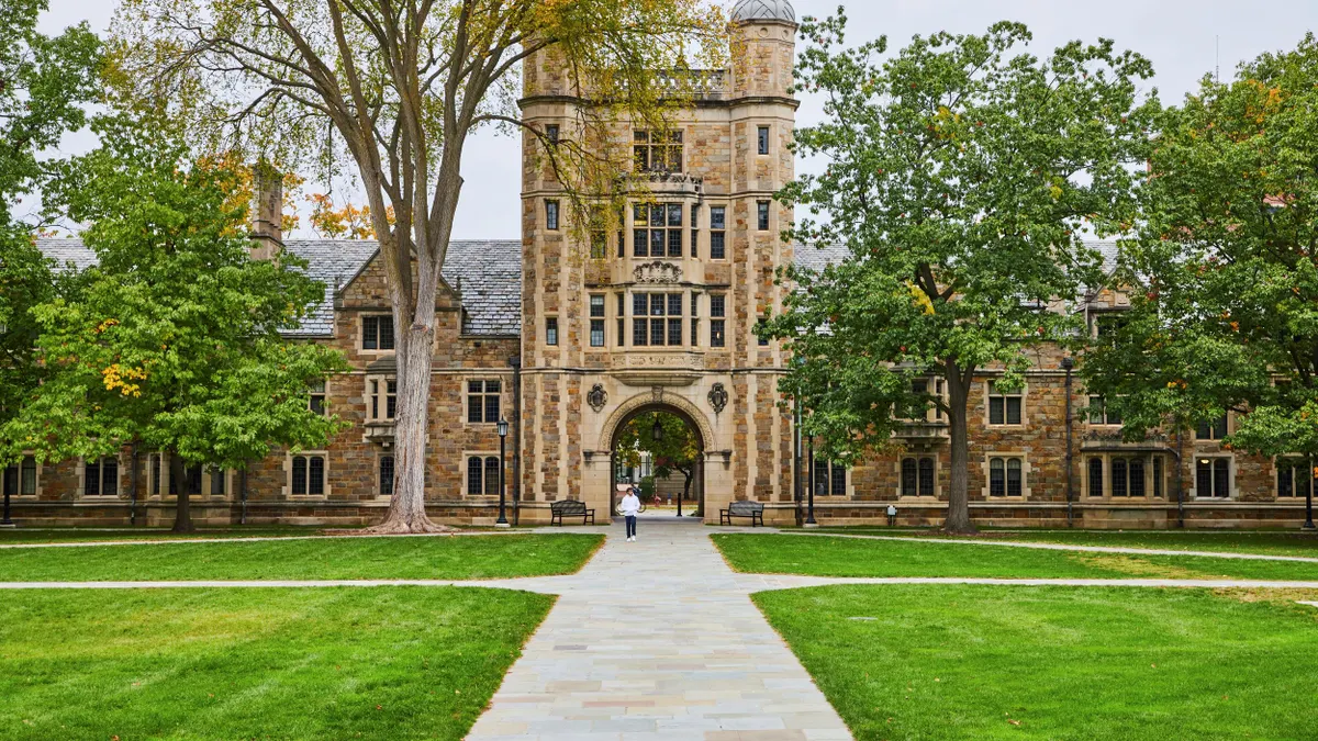 The campus of University of Michigan, in Ann Arbor, Mich.