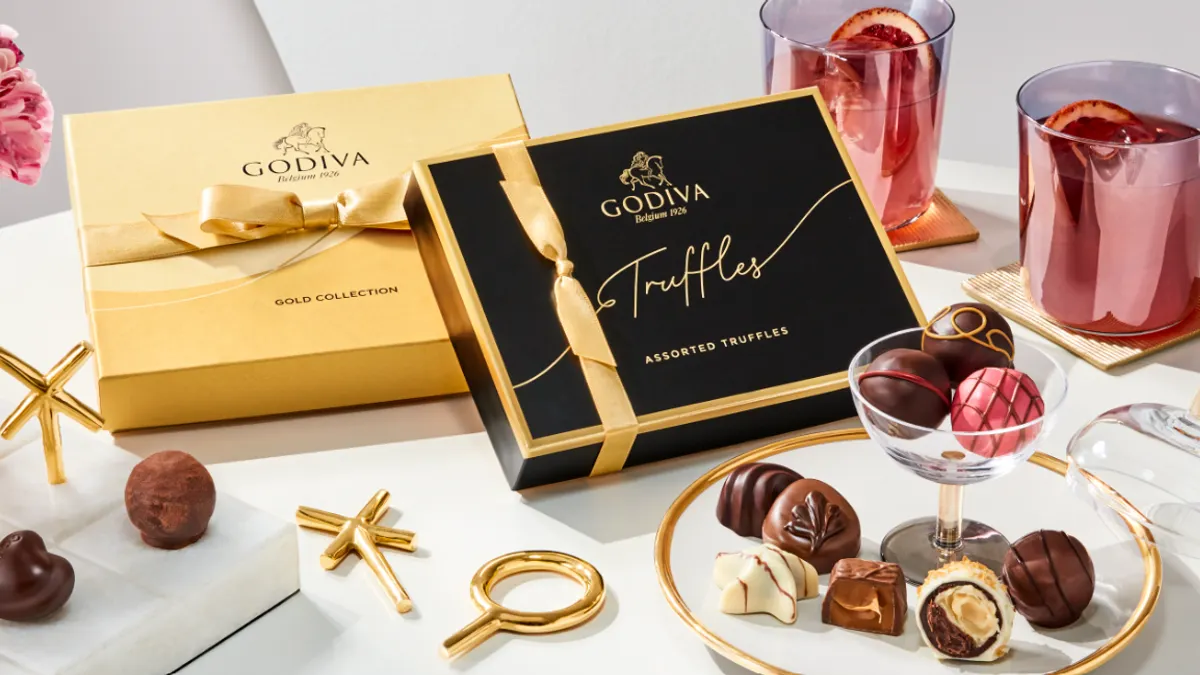 Godiva's new Heritage Collection of confections and chocolates
