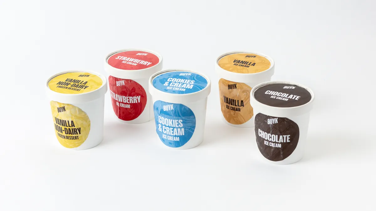 Private label ice cream from Buyk