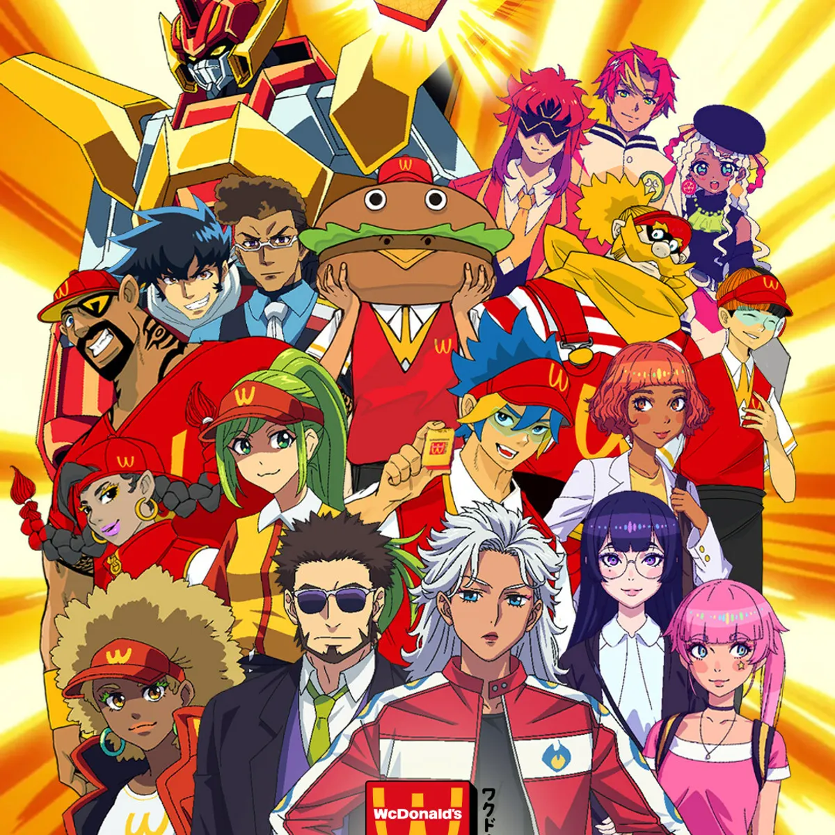 コミック・アニメ McDonald's Hamburger コミック・アニメ McDonald's