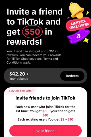 TikTok Rewards Program