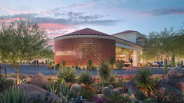 The exterior of Kimpton Miralina Resort & Villas in Scottsdale, Arizona.