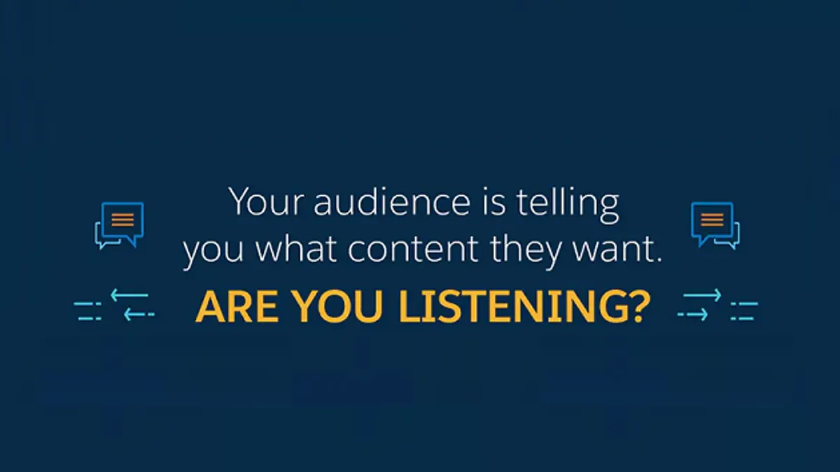 Social listening infographic