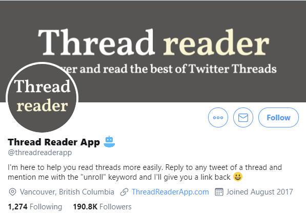 Twitter bot account example