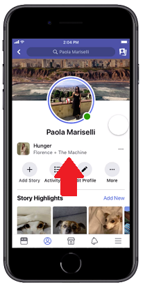 Facebook music on profiles