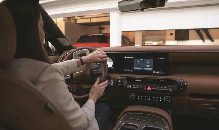 Hyundai Motor America adds connected garage tech to vehicle infotainment screens