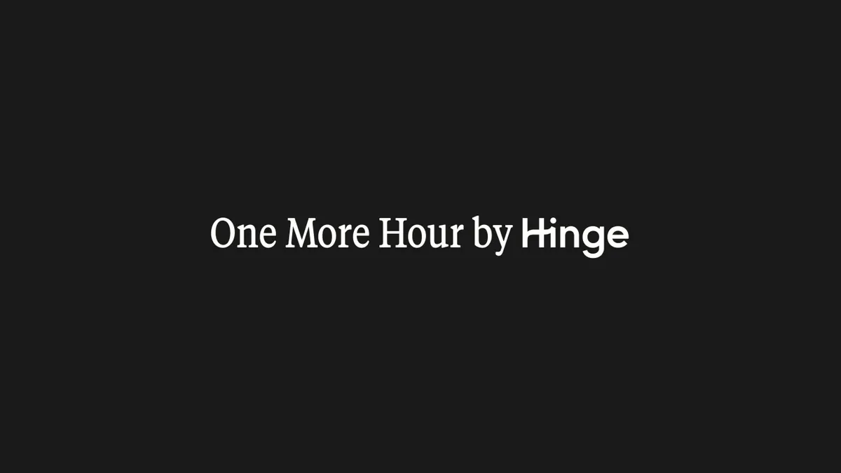 Hinge's "One More Hour" program includes a $1M fund dedicated to tackling the loneliness epidemic among Gen Z.