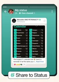 WhatsApp voice posts in Channels