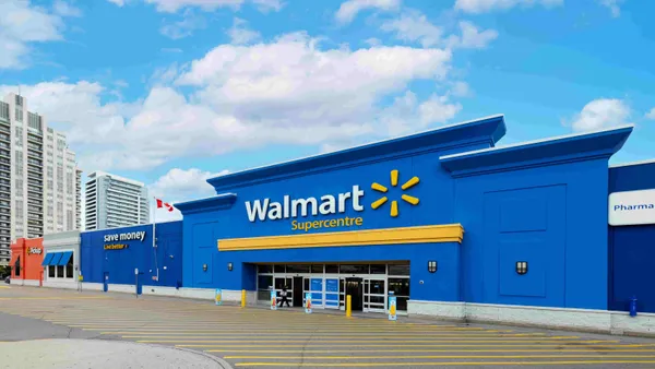 A Walmart Canada storefront