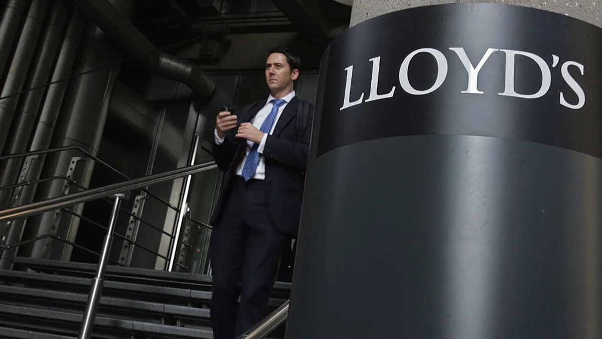 Lloyd's employee at company headquarters