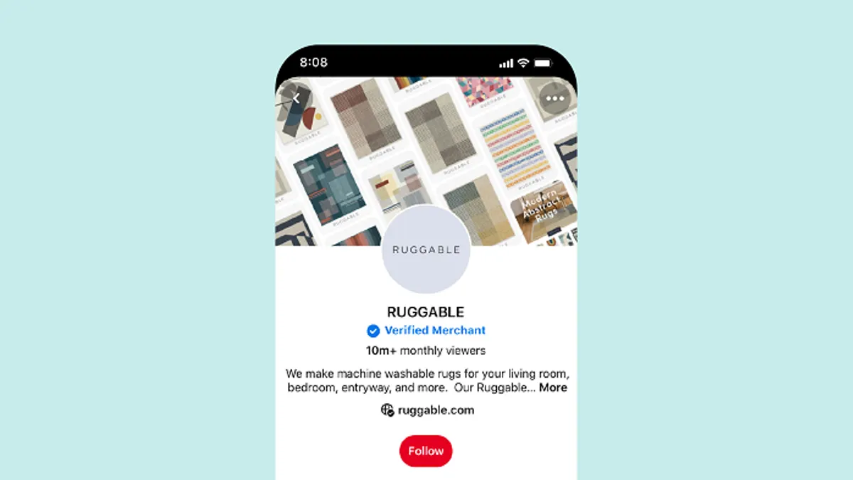 Pinterest Verified Merchants