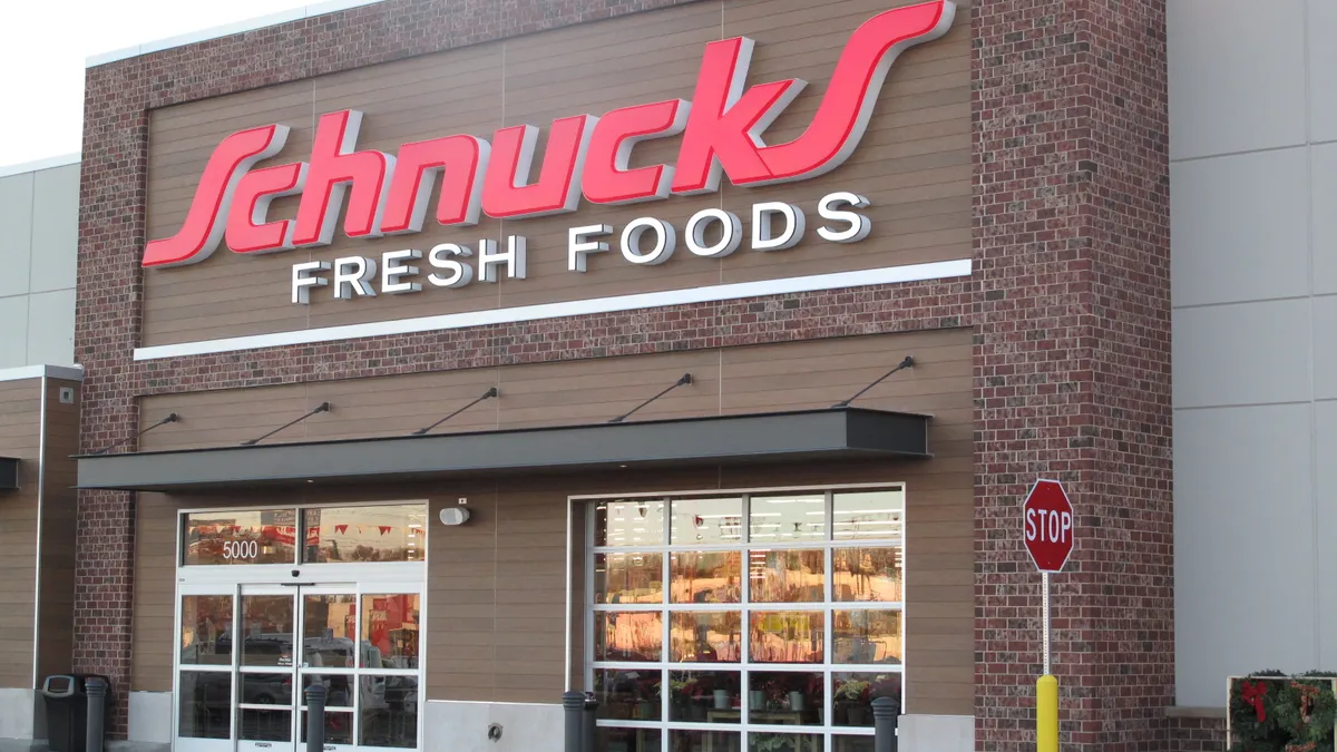 Exterior of Schnucks supermarket