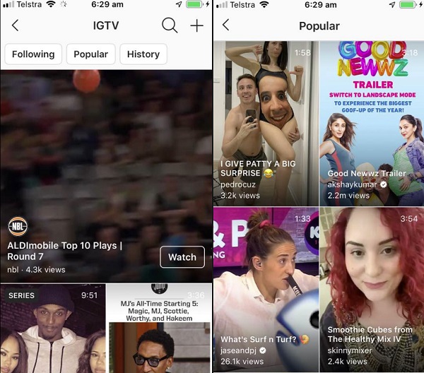 IGTV current format